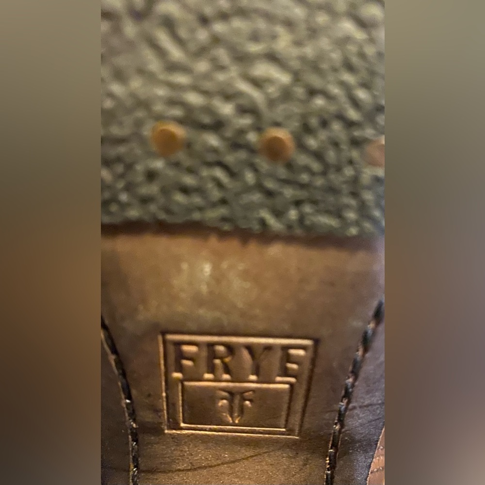 Frye Patty Artisan boots 8.5M bark brown distressed - Picture 8 of 8